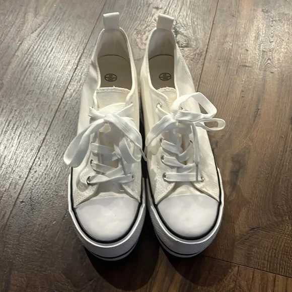 Sneakers White Platform Refrese Size 8 - Picture 6 of 8